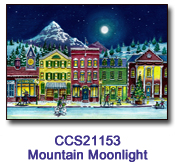 Moonlight Mountain Charity Select Holiday Card